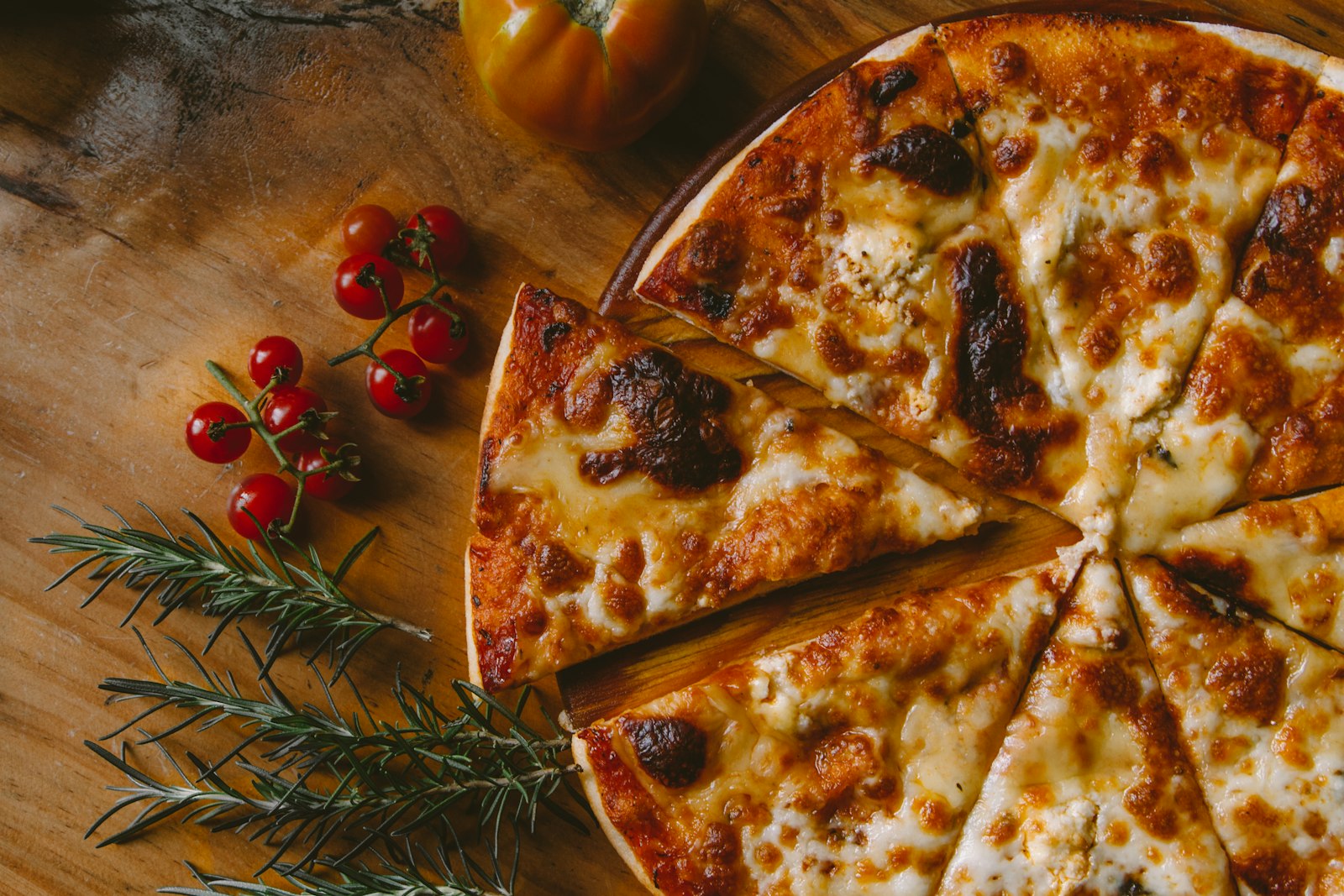 Wood-fired pizza